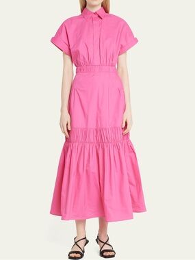 SILVIA TCHERASSI Miniato Midi Dress